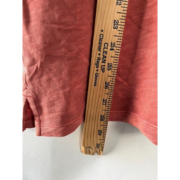 Marine Layer Polo Sz M Short Sleeve Golf Office Everyday Terra Cotta Work *flaw - Picture 4 of 9